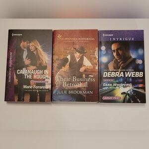 Romantic Suspense and Historical Romance Book Set